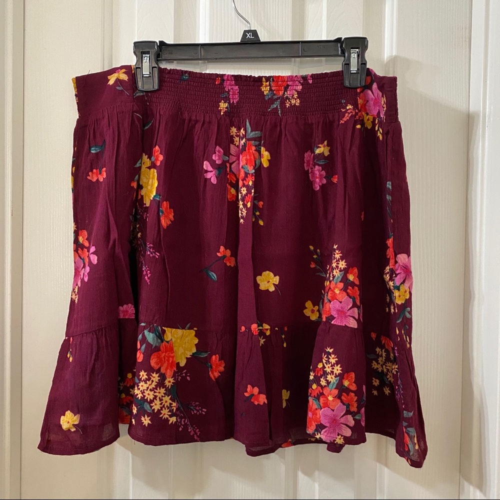 Old Navy Floral Skirt XL